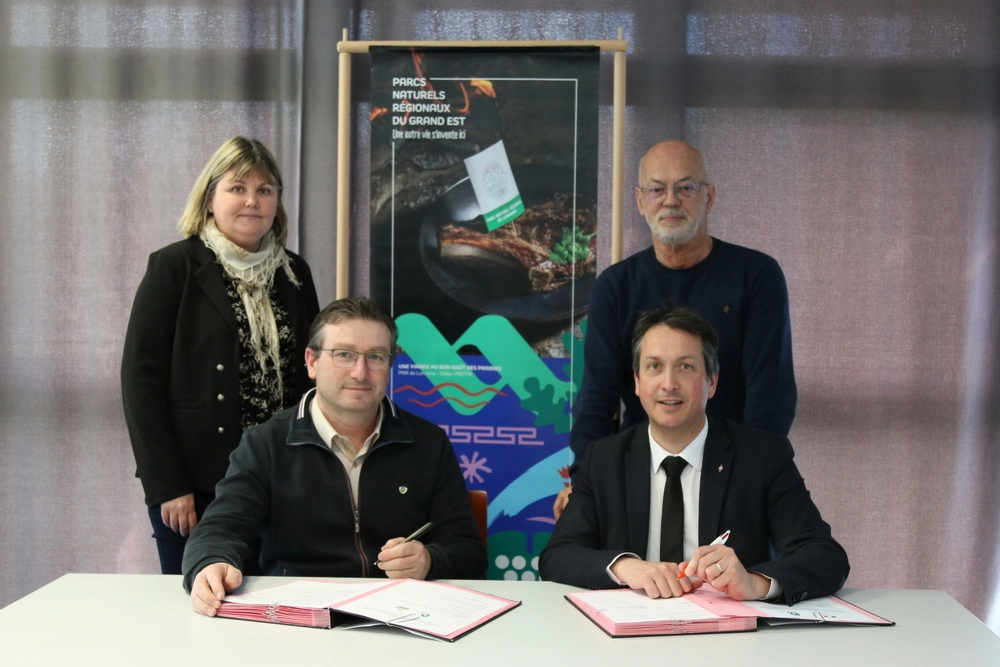Signature du partenariat avec le Parc Naturel Régional de Lorraine